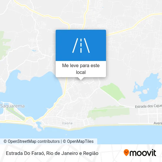 Estrada Do Faraó mapa