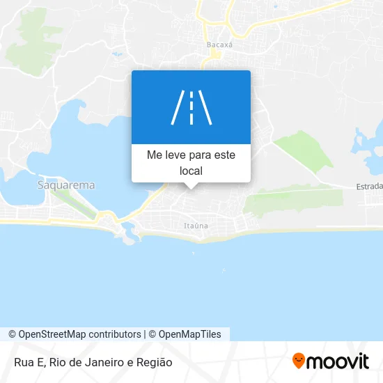 Rua E mapa