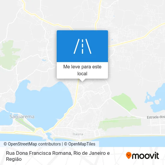 Rua Dona Francisca Romana mapa