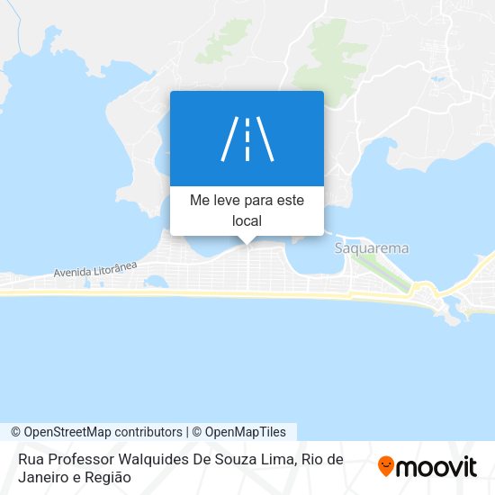 Rua Professor Walquides De Souza Lima mapa