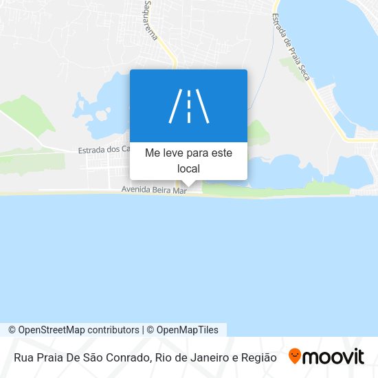 Rua Praia De São Conrado mapa