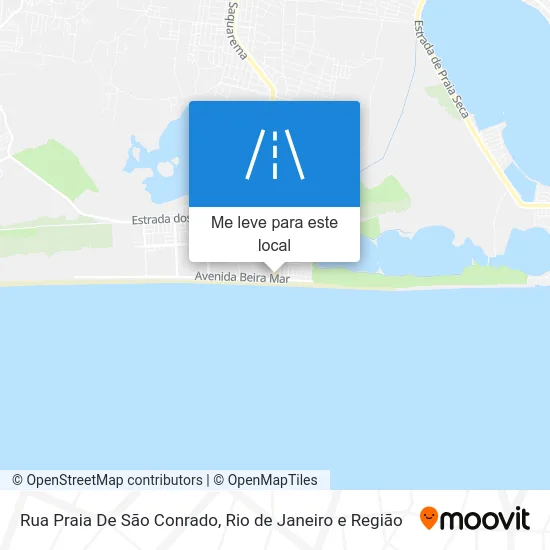 Rua Praia De São Conrado mapa