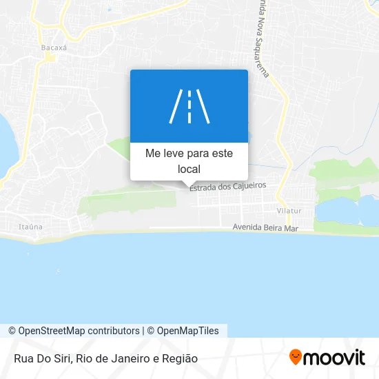 Rua Do Siri mapa