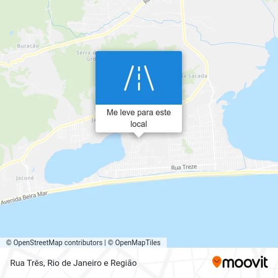 Rua Três mapa