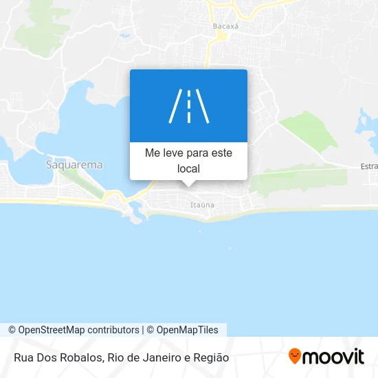 Rua Dos Robalos mapa