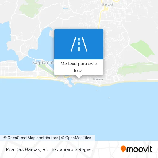 Rua Das Garças mapa