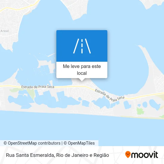 Rua Santa Esmeralda mapa