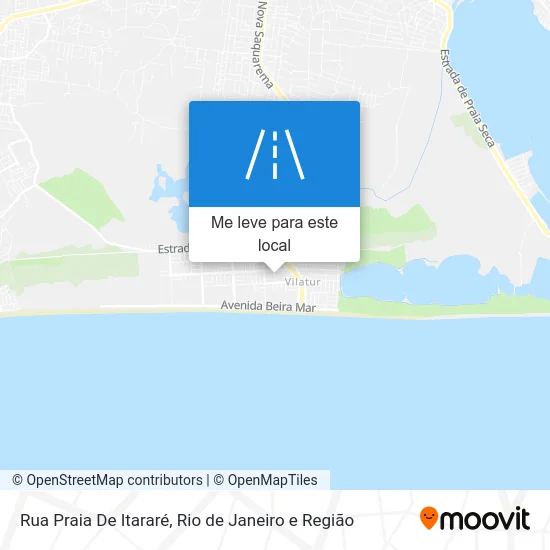 Rua Praia De Itararé mapa