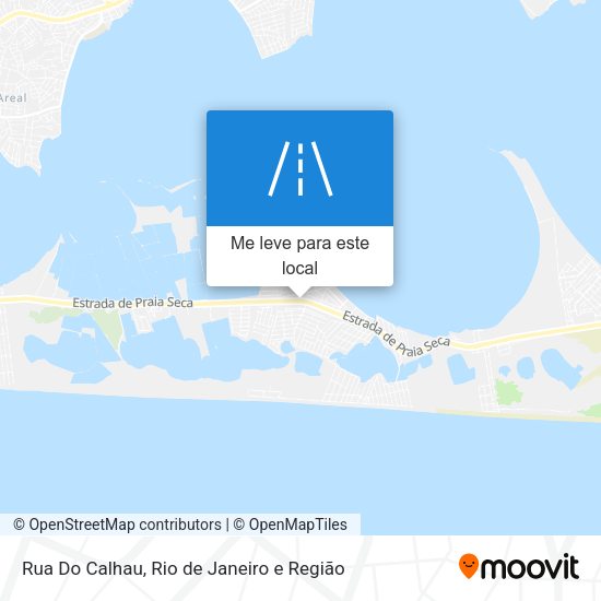 Rua Do Calhau mapa