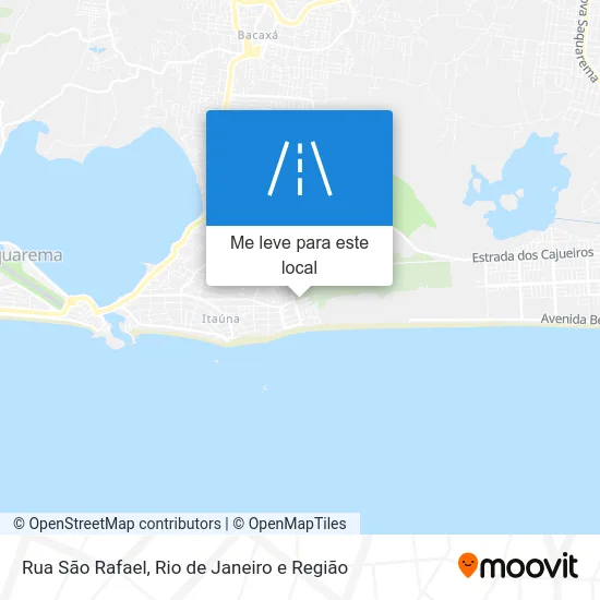 Rua São Rafael mapa