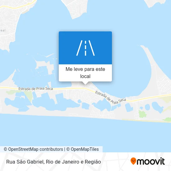 Rua São Gabriel mapa
