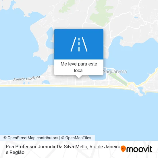 Rua Professor Jurandir Da Silva Mello mapa