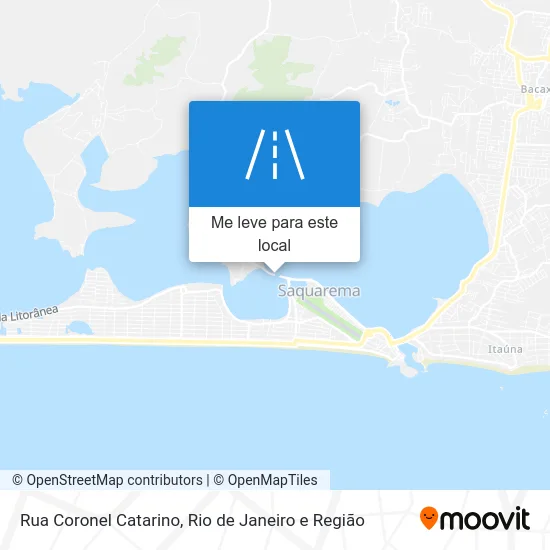Rua Coronel Catarino mapa
