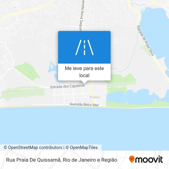 Rua Praia De Quissamã mapa