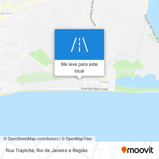 Rua Trapiche mapa