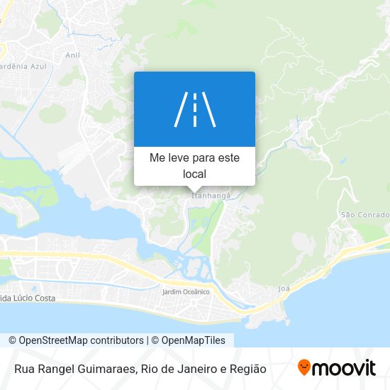 Rua Rangel Guimaraes mapa