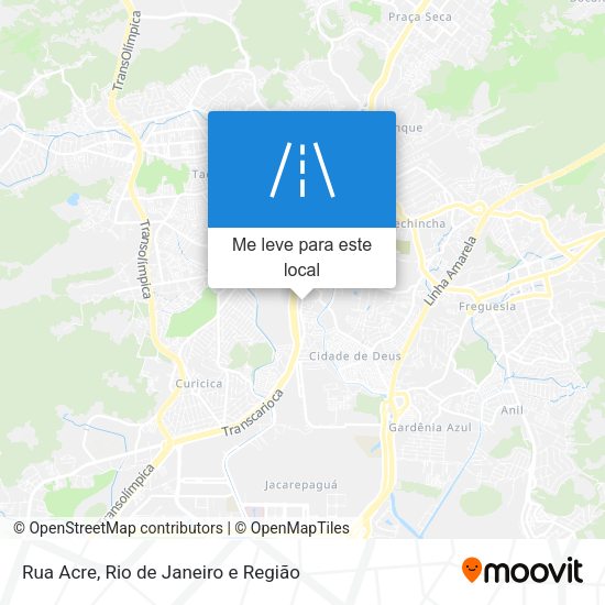 Rua Acre mapa