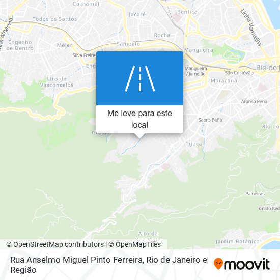 Rua Anselmo Miguel Pinto Ferreira mapa