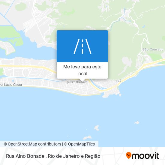 Rua Alno Bonadei mapa