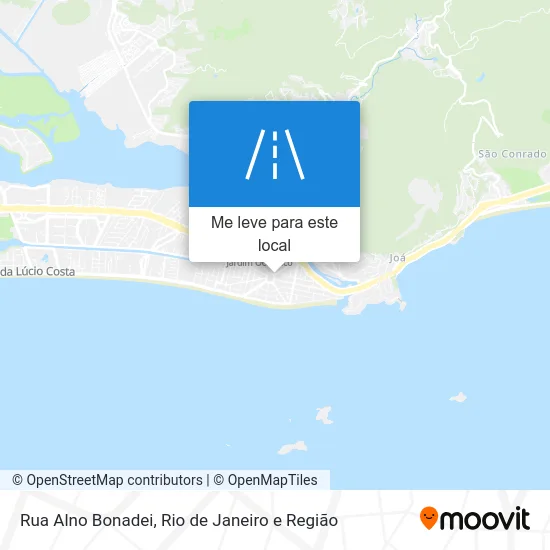 Rua Alno Bonadei mapa