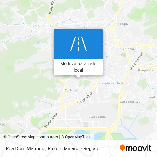 Rua Dom Mauricio mapa
