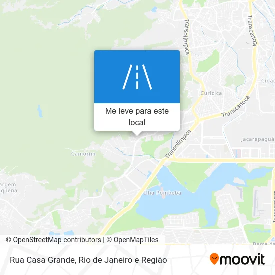 Rua Casa Grande mapa