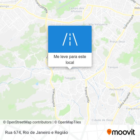 Rua 674 mapa