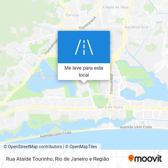 Rua Ataíde Tourinho mapa