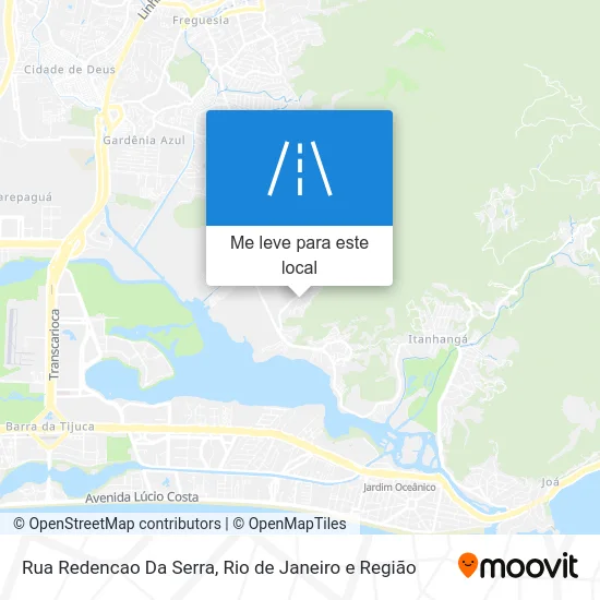 Rua Redencao Da Serra mapa