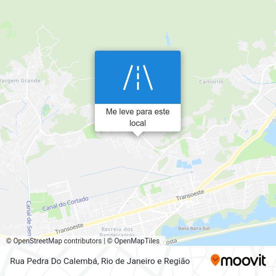 Rua Pedra Do Calembá mapa