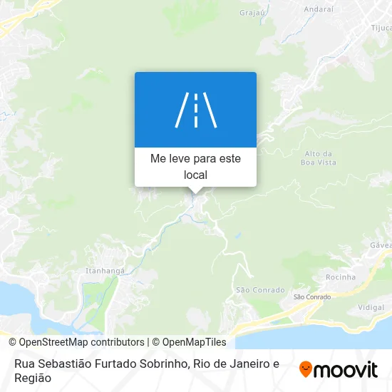 Rua Sebastião Furtado Sobrinho mapa
