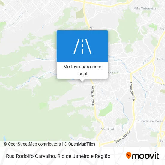 Rua Rodolfo Carvalho mapa