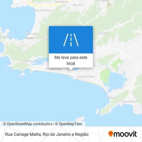 Rua Canage Malta mapa