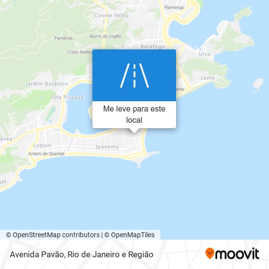 Avenida Pavão mapa