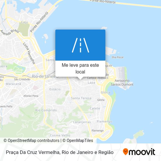 Praça Da Cruz Vermelha mapa