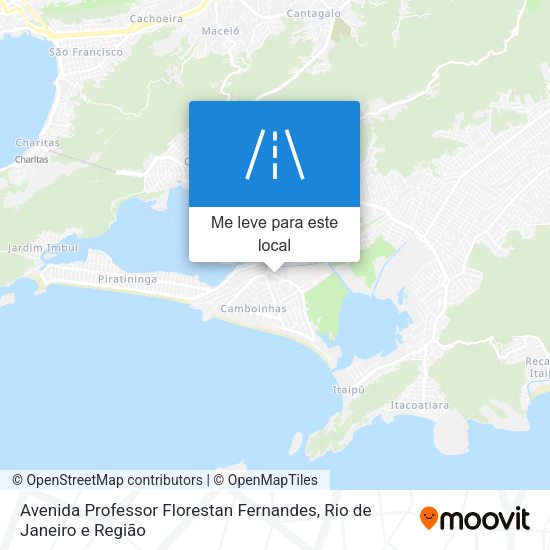 Avenida Professor Florestan Fernandes mapa