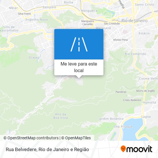 Rua Belvedere mapa