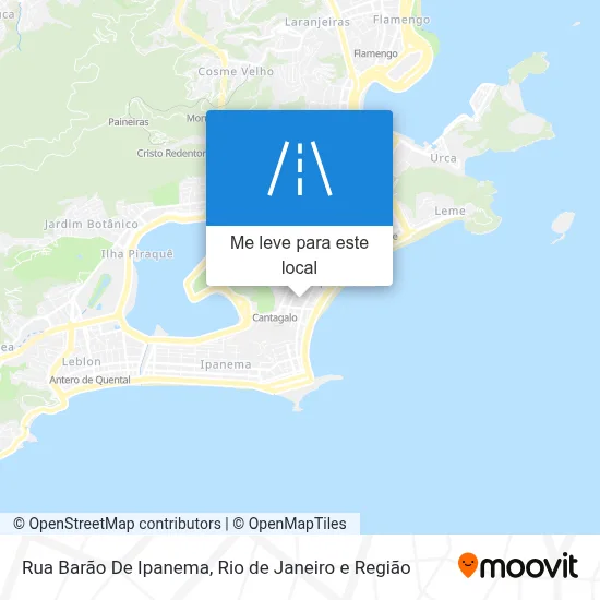 Rua Barão De Ipanema mapa