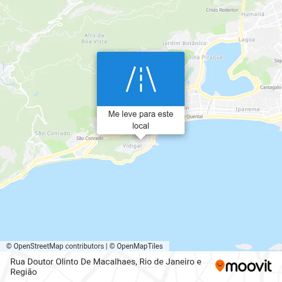 Rua Doutor Olinto De Macalhaes mapa