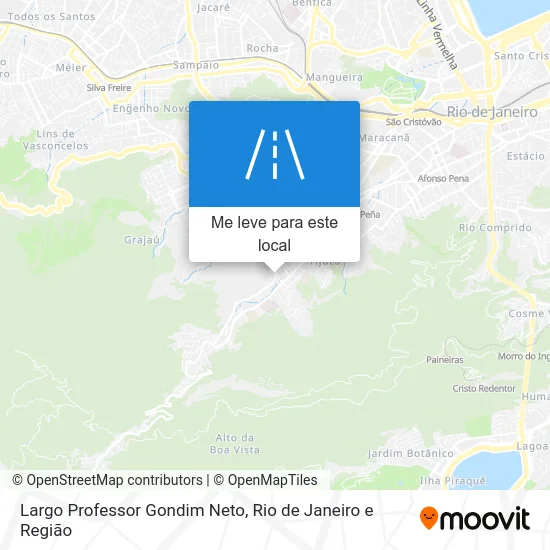 Largo Professor Gondim Neto mapa