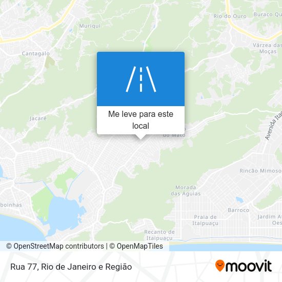 Rua 77 mapa