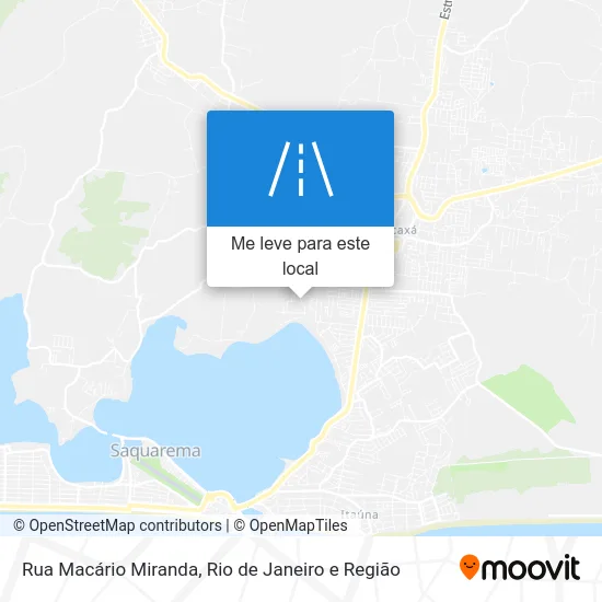 Rua Macário Miranda mapa