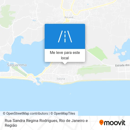 Rua Sandra Regina Rodrigues mapa