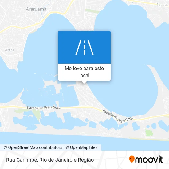 Rua Canimbe mapa
