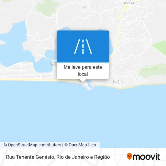 Rua Tenente Genésio mapa