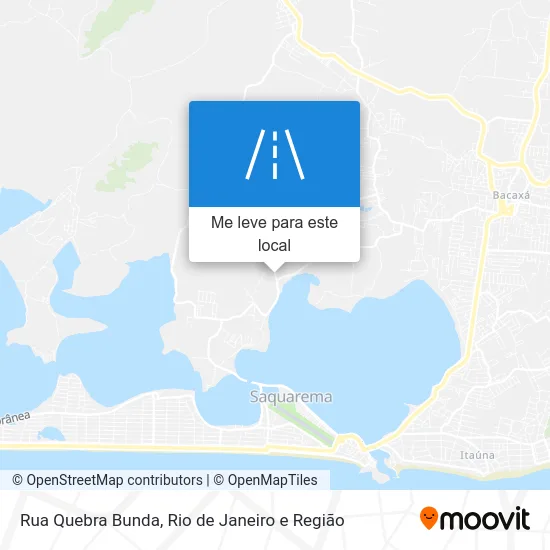 Rua Quebra Bunda mapa