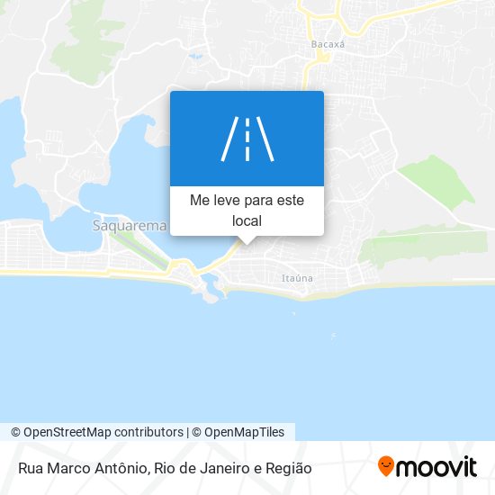 Rua Marco Antônio mapa