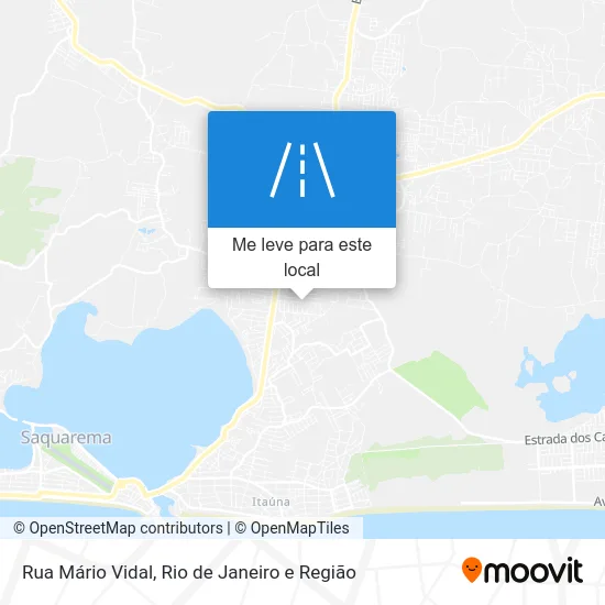 Rua Mário Vidal mapa