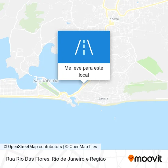 Rua Rio Das Flores mapa