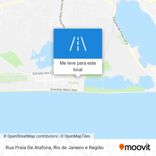 Rua Praia De Atafona mapa